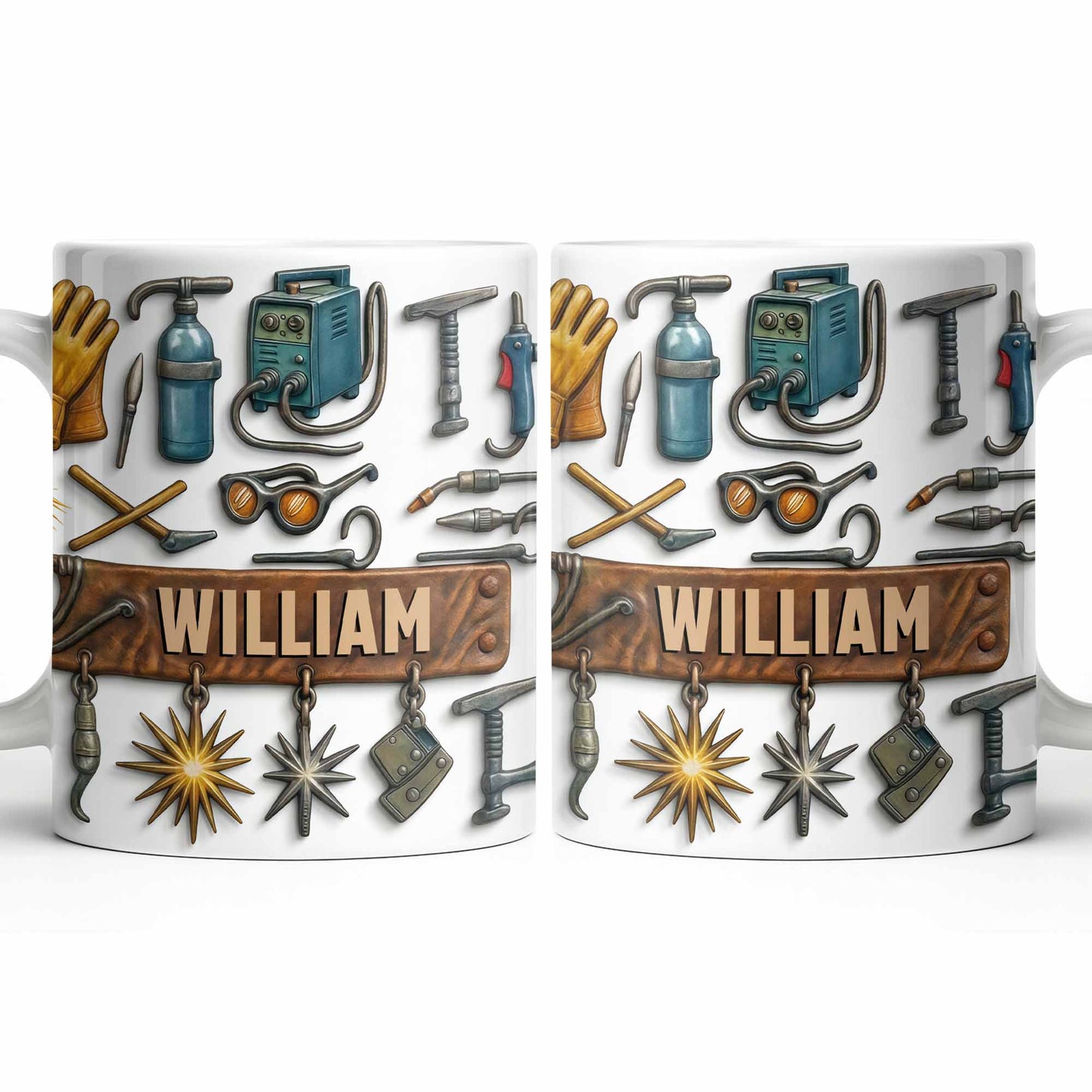 Celebrate Experience And Craftsmanship With Tools And Welding Equipment - Personalized Custom Coffee Mug - JBS082_MG