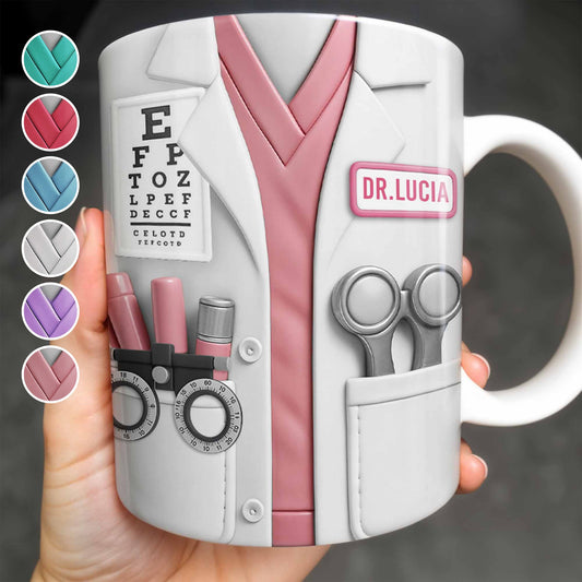 Celebrate Your Favorite Doctor, Essential Medical Tools - Personalized Custom Coffee Mug - DOC050_MG