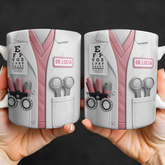 Celebrate Your Favorite Doctor, Essential Medical Tools - Personalized Custom Coffee Mug - DOC050_MG