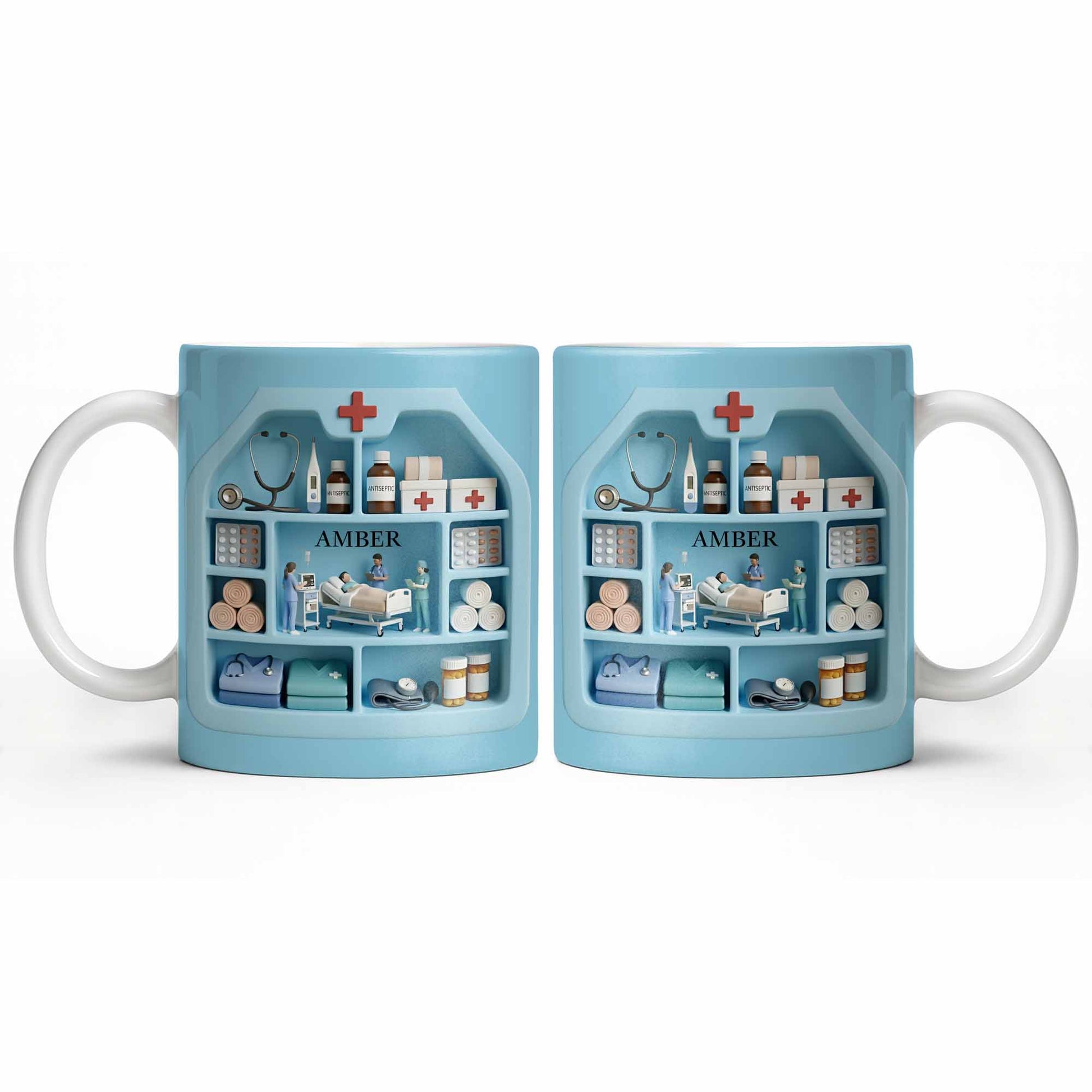Perfect Gift for Healthcare Professionals - Personalized Custom Coffee Mug - DOC071_MG