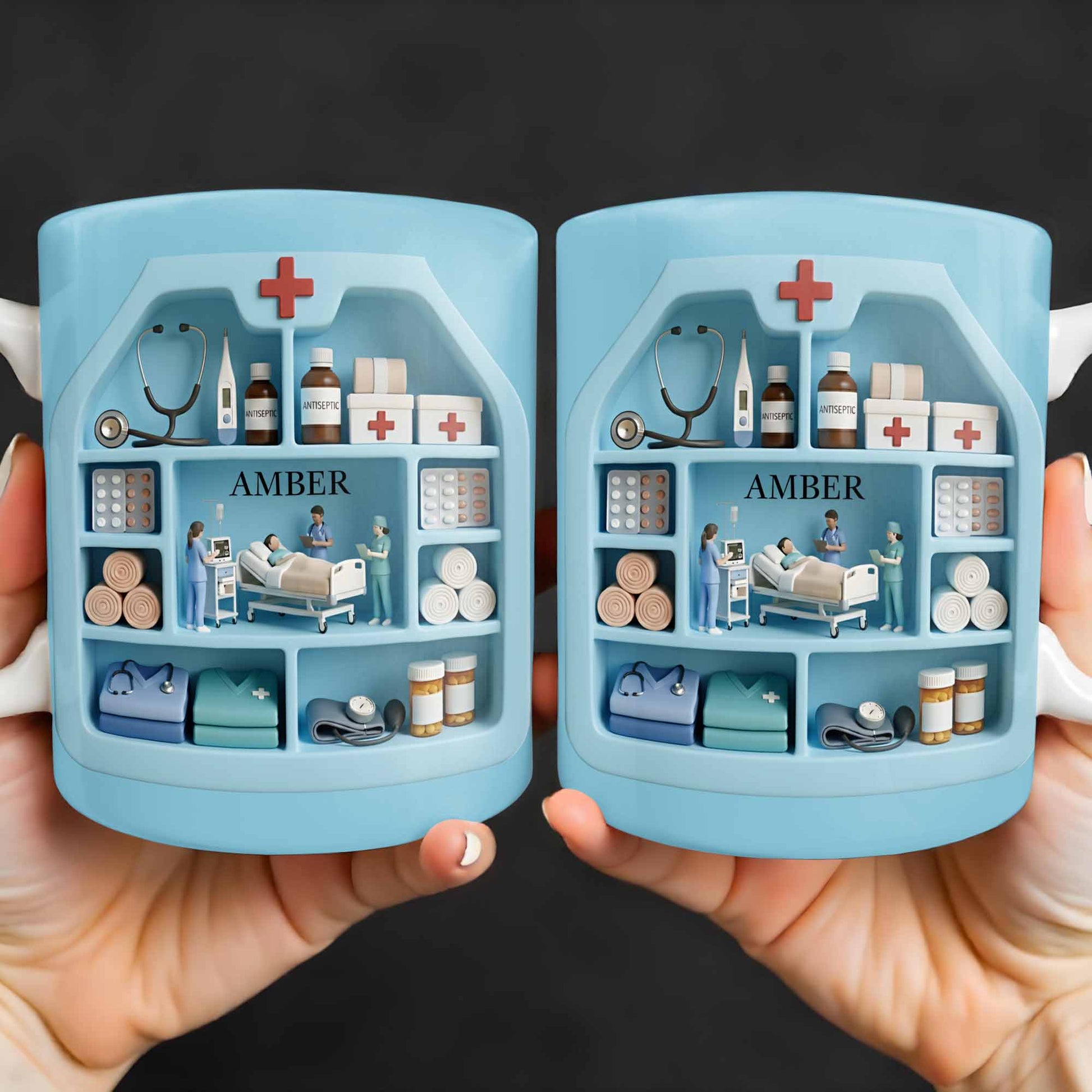 Perfect Gift for Healthcare Professionals - Personalized Custom Coffee Mug - DOC071_MG