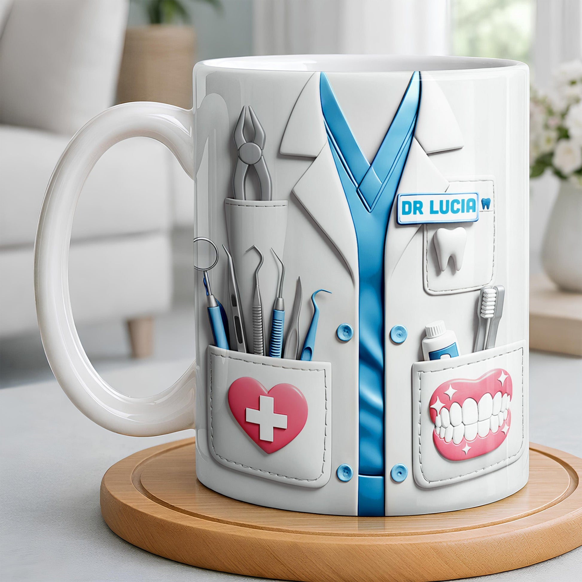 Celebrating Passion And Care In The Medical Field - Personalized Custom Coffee Mug - DOC079_MG