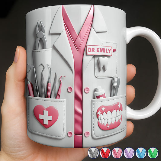 Celebrating Passion And Care In The Medical Field - Personalized Custom Coffee Mug - DOC079_MG