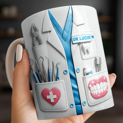 Celebrating Passion And Care In The Medical Field - Personalized Custom Coffee Mug - DOC079_MG