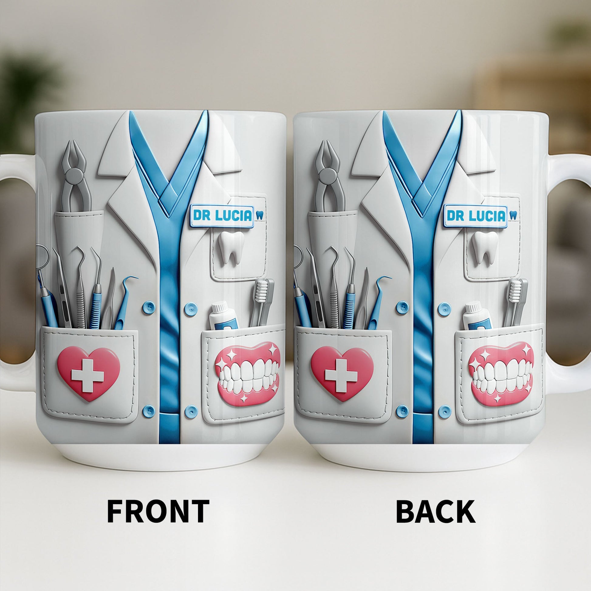 Celebrating Passion And Care In The Medical Field - Personalized Custom Coffee Mug - DOC079_MG